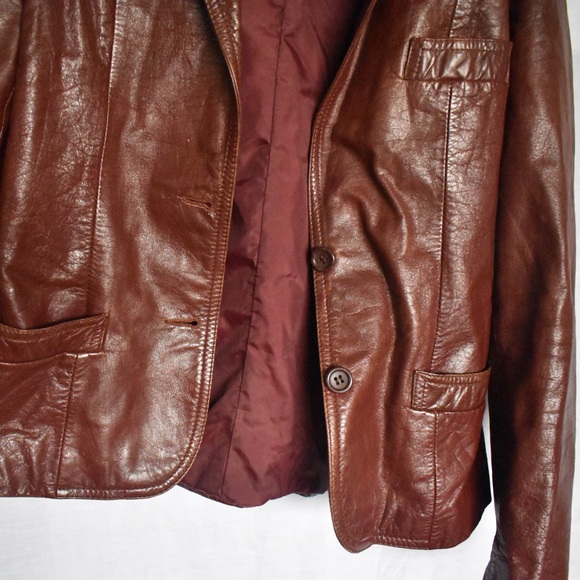 Foxmoor Jackets & Blazers - SOLD Foxmoor | Chocolately Vintage Genuine Leather Jacket